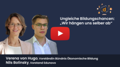 Verena von Hugo und Nils Bolinsky im Interview mit bildungsklickTV auf der didacta 2026.