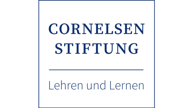 Logo von der Cornelsen Stiftung Lehren und Lernen.