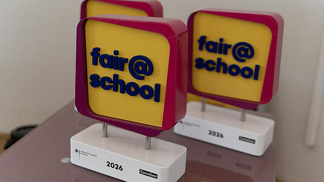 Preis für die fair@school-Auszeichnung.