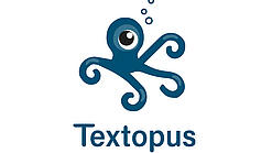 Das Logo des neuen Tools "Textopus" vom Ernst Klett Verlag.