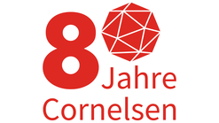Das Logo des Cornelsen Jubiläums: Ein 80-seitiger Polyeder.