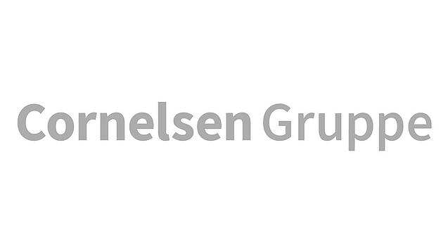 "Cornelsen Gruppe" steht in grau vor einem weißen Hintergrund.