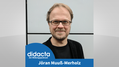 Jöran Muuß-Merholz im Interview beim didacta-Podcast.