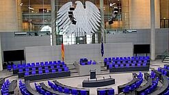 Plenarsaal des Deutschen Bundestags