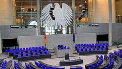 Plenarsaal des Deutschen Bundestags