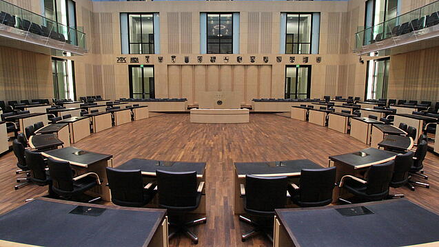 Bundesrat-Gebäude von Innen.