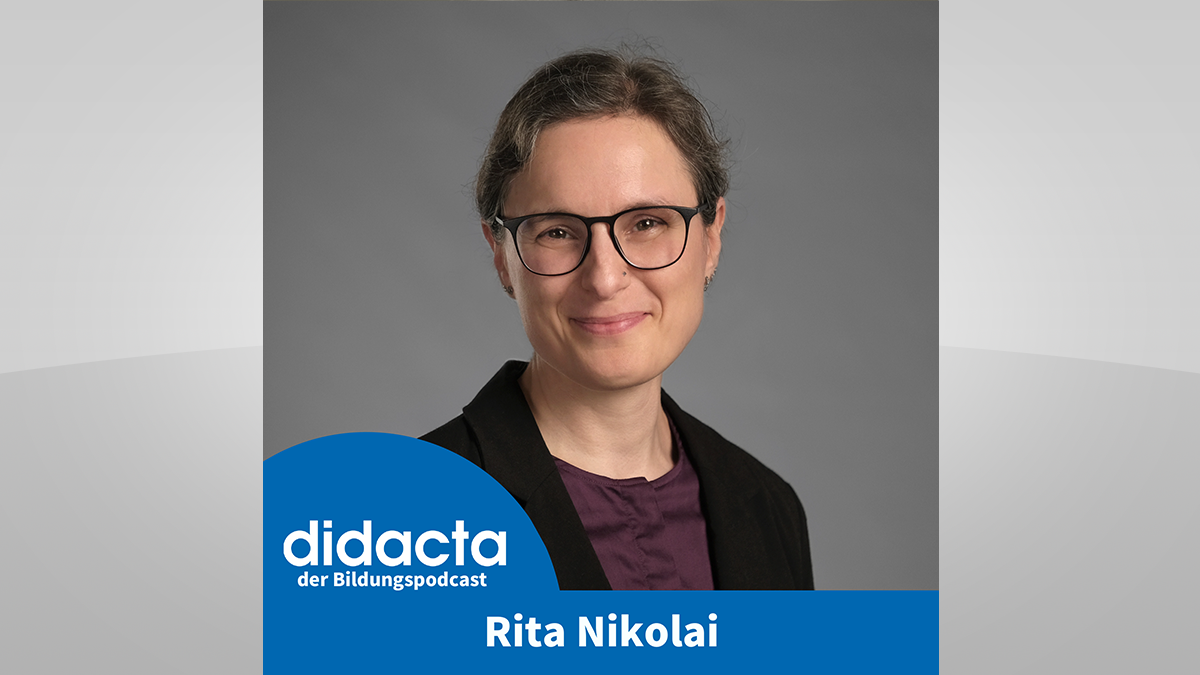 Rita Nikolai im Gespräch mit dem didacta-Podcast zum Thema schulpolitische Pläne der AfD.